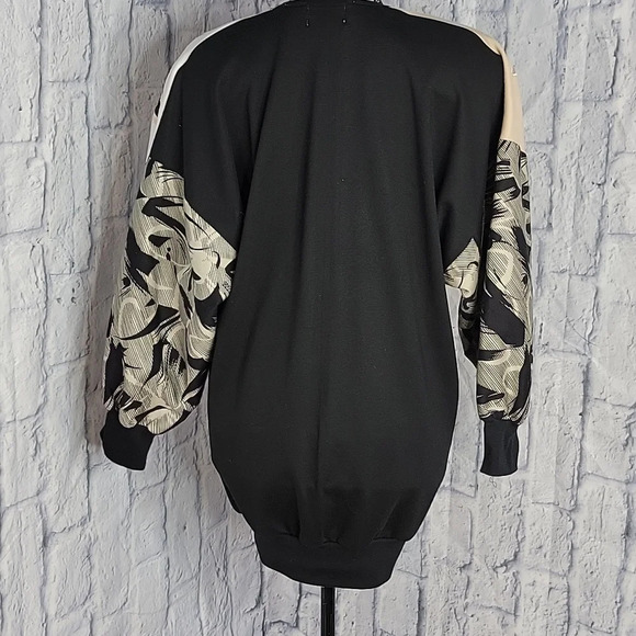 BONNIE & BILL II BY HOLLY Appliqued, Sequined, Beaded Patchwork Blouse‎ Large - Picture 7 of 9